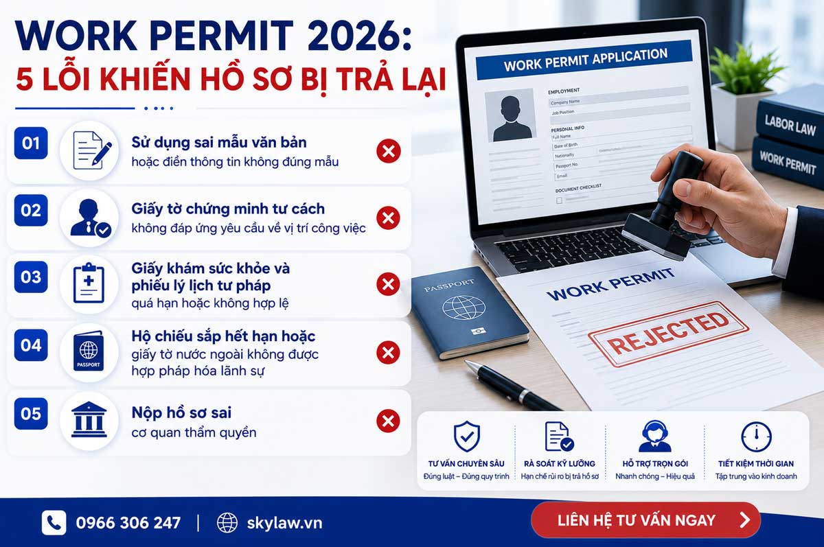 5 LỖI KHIẾN HỒ SƠ BỊ TRẢ LẠI