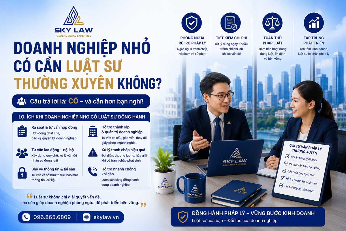 Doanh nghiệp nhỏ có cần luật sư thường xuyên không?