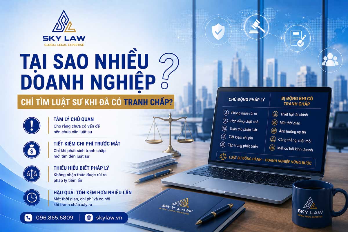Tại sao nhiều doanh nghiệp chỉ tìm luật sư khi đã có tranh chấp?