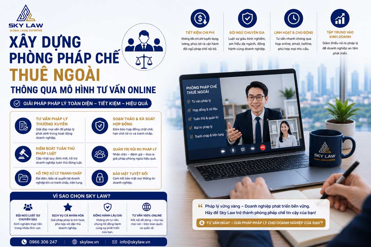 Xây Dựng Phòng Pháp Chế Thuê Ngoài Thông Qua Mô Hình Tư Vấn Online