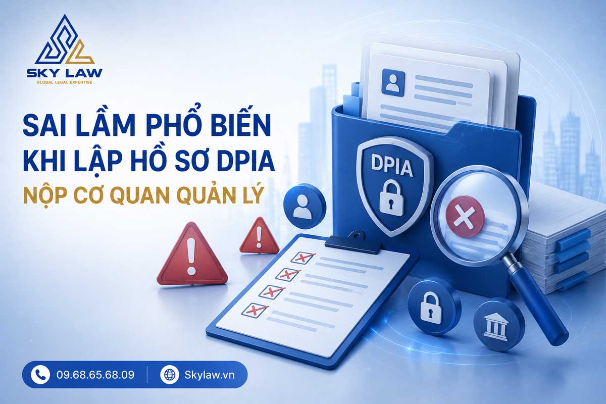 SAI LẦM PHỔ BIẾN KHI LẬP HỒ SƠ DPIA NỘP CƠ QUAN QUẢN LÝ