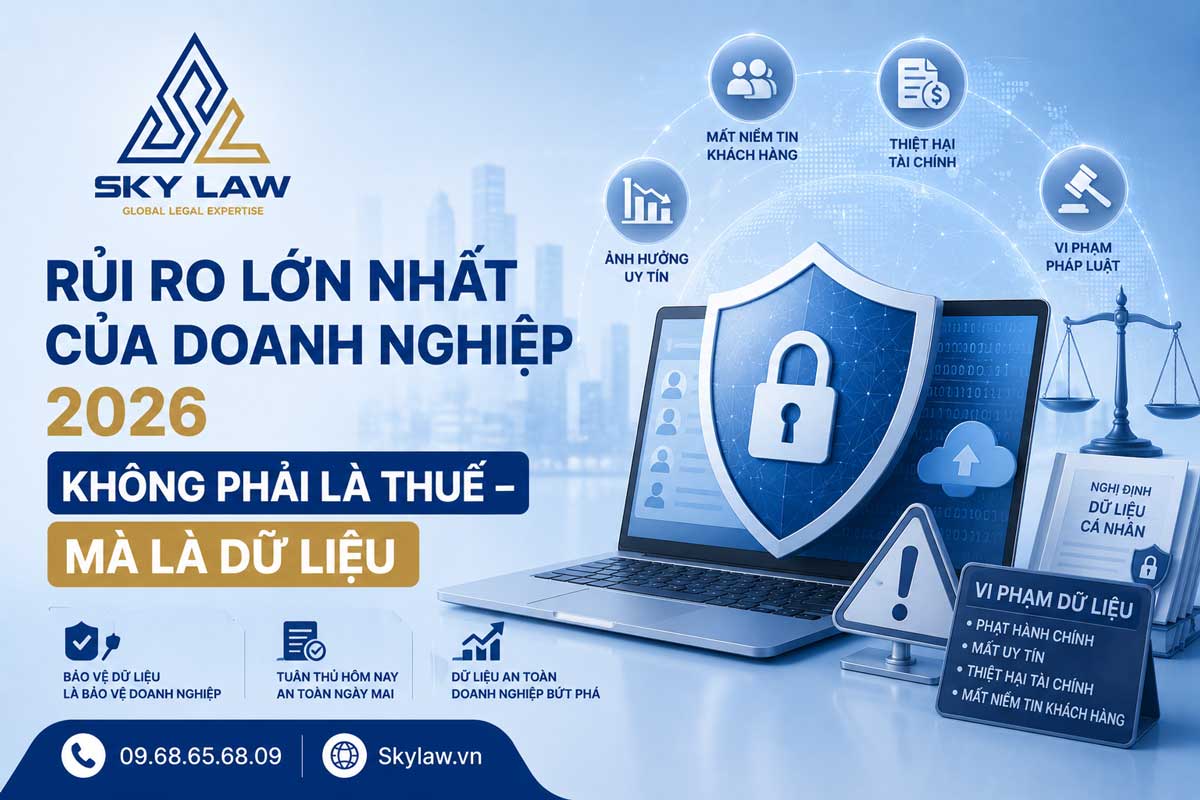 RỦI RO LỚN NHẤT CỦA DOANH NGHIỆP 2026 KHÔNG PHẢI LÀ THUẾ – MÀ LÀ DỮ LIỆU