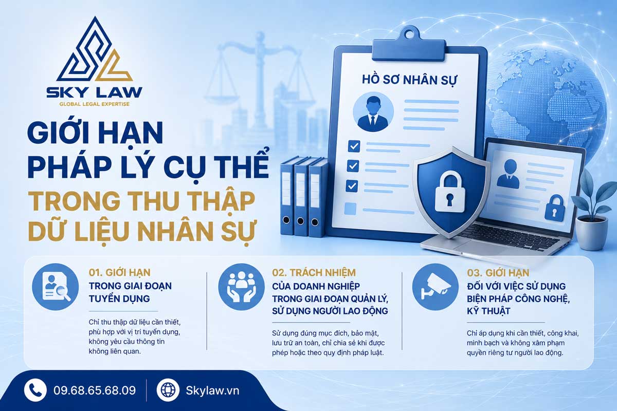 GIỚI HẠN PHÁP LÝ CỤ THỂ TRONG THU THẬP DỮ LIỆU NHÂN SỰ